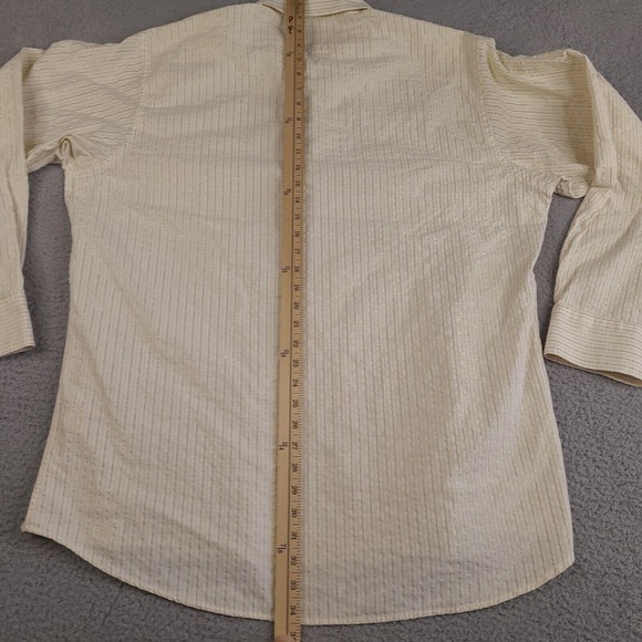 LRG Lifted Research Group Shirt Mens‎ 3XL Woven Long Sleeve Metallic Stripes - Picture 14 of 16